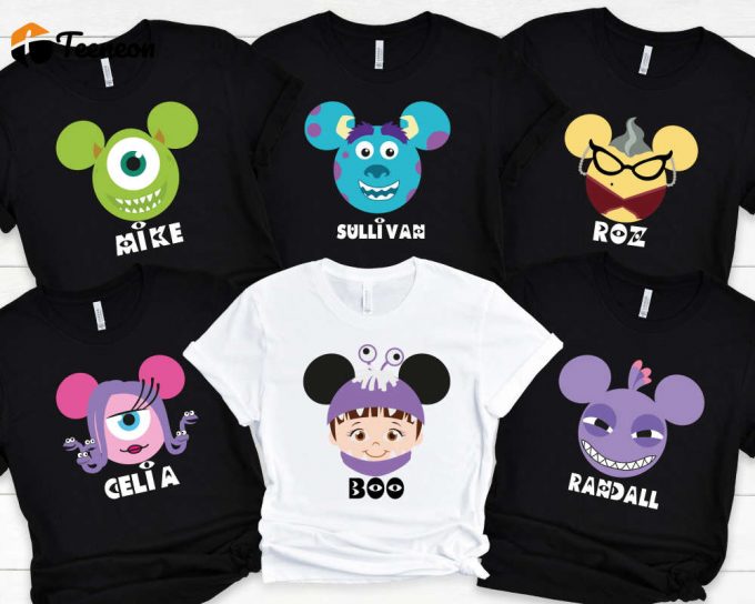 Disney Monsters Inc Shirts: Monsters Group Matching Monsters University &Amp;Amp; Best Friends Shirt 1