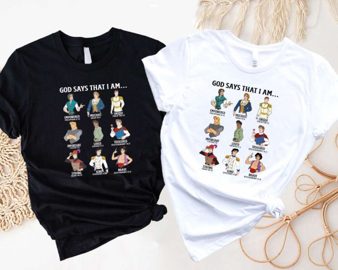 Enchanting Disney Prince Shirts: Naveen Aladdin Eric &Amp; More! God Says Li Shang Eugene Flynn Rider Kristoff 4