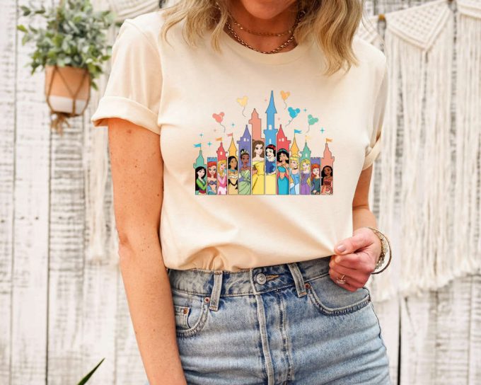 Disney Princess Castle Shirt, Disney Trip Shirt, Disney Castle T-Shirt,Sister Gift,Disney Girl Trip, Princess Shirt,Princess Castle,Gift Her 2