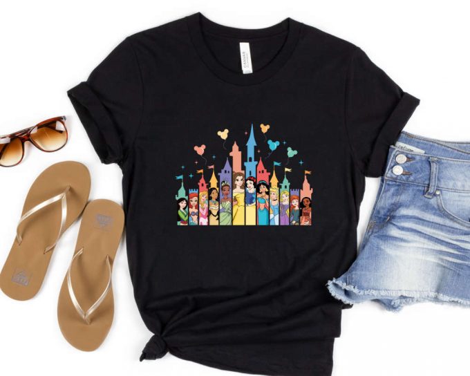 Disney Princess Castle Shirt, Disney Trip Shirt, Disney Castle T-Shirt,Sister Gift,Disney Girl Trip, Princess Shirt,Princess Castle,Gift Her 3