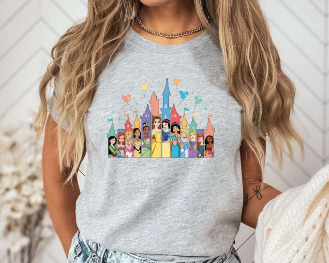 Disney Princess Castle Shirt, Disney Trip Shirt, Disney Castle T-Shirt,Sister Gift,Disney Girl Trip, Princess Shirt,Princess Castle,Gift Her 4