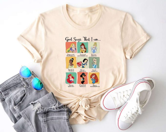 Disney Princess Shirt God Says Tee Disney Girl Trip Women S Birthday &Amp; More 4