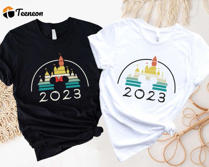 Disney Shirts: Mickey Castle Tee Magic Kingdom Group Epcot - Your Ultimate Disney Trip Shirt! 1