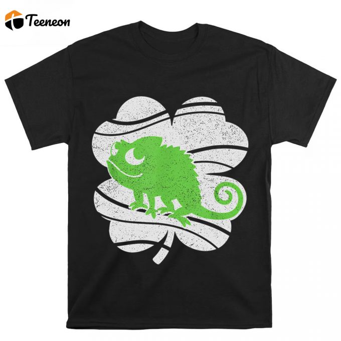 Disney Tangled Pascal Shamrock St Patrick’s Day T Shirt 1