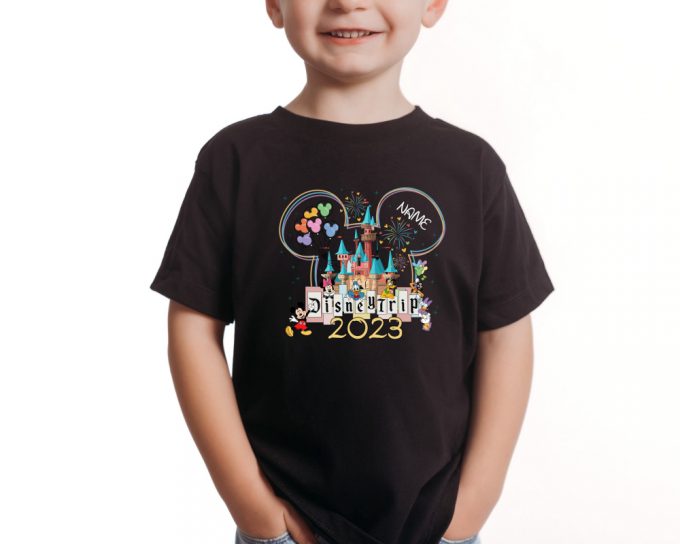 Disney Trip 2023 Shirt,Disney Family Shirt,Custom Shirt,Disney Personalization Shirt,Mickey And Minnie,Disney Vacation Tee,Disney Family Tee 4