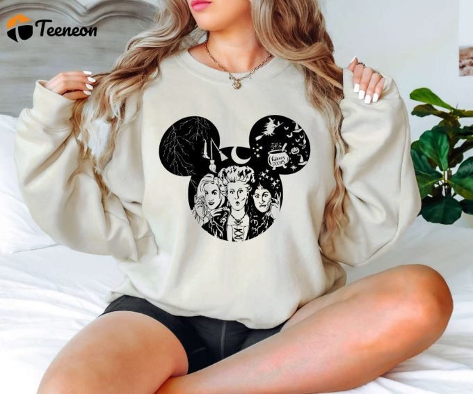 Disney Villains Sweatshirt: Bad Witches Club Shirt Funny Evil Friends 2024 Disneyworld 1