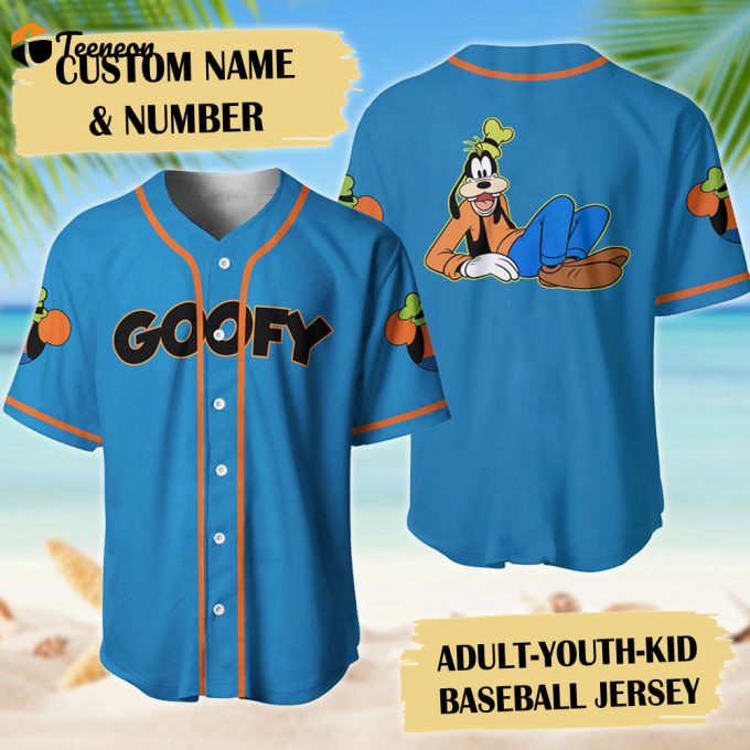 Dog Graphic Blue Baseball Jersey - Cute Cartoon Movie Shirt Funny &Amp;Amp; Magical Gift 1