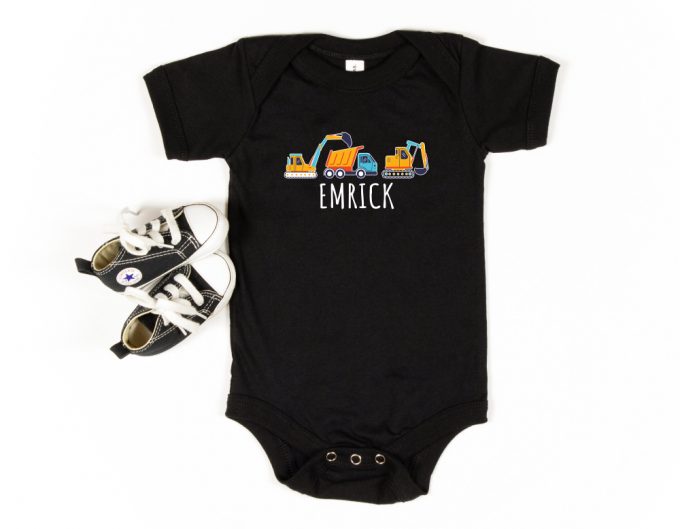 Dumptruck &Amp; Excavator Birthday Shirt: Digging It Toddler Tee 3