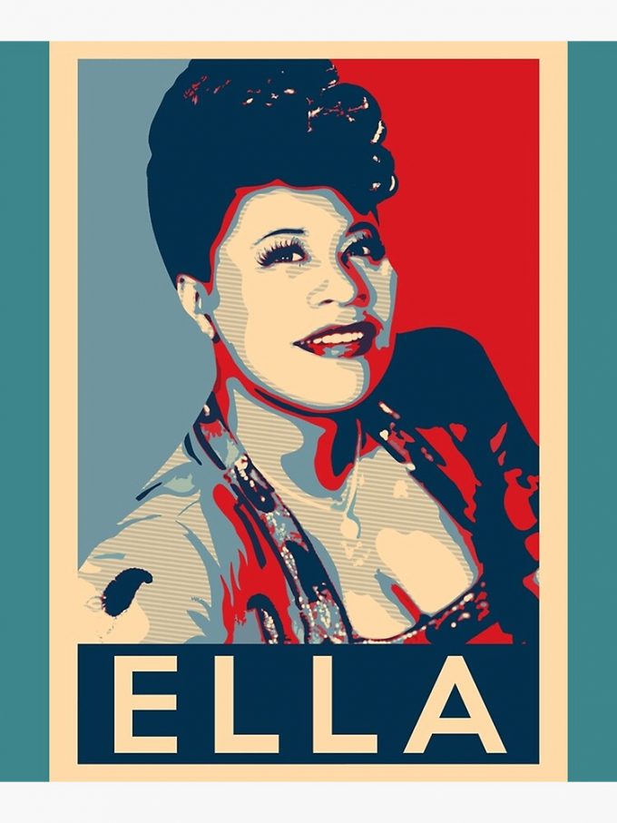 Ella Fitzgerald Hope Poster For Home Decor Gift - Sizes Of Jazz History Poster For Home Decor Gift Premium Matte Vertical Poster For Home Decor Gift 2