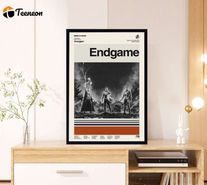 Endgame Movie - Avengers Film - Minimalist Poster For Home Decor Gift - Retro Movie Poster For Home Decor Gift - Vintage Inspired 1