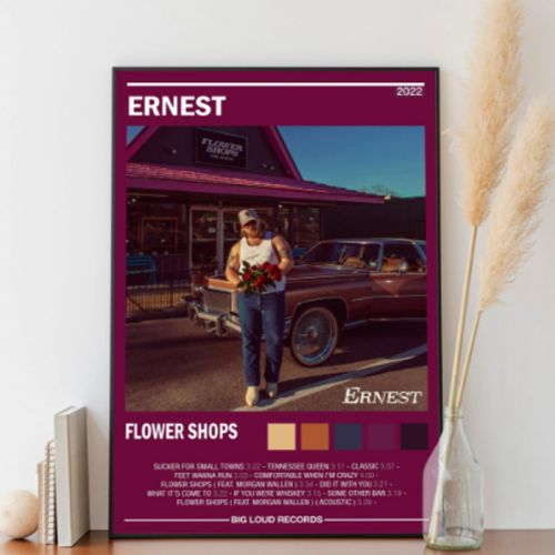 Ernest – Flower Shops – Album Poster for Home Decor Gift