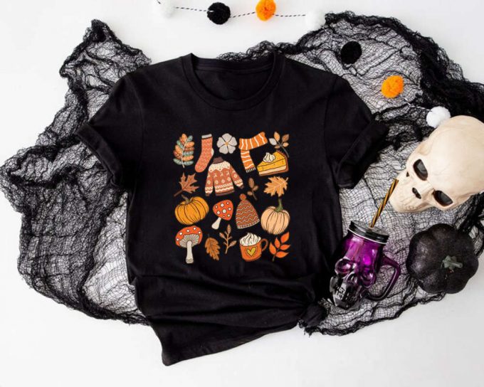 Fall Vibes Autumn &Amp; Thanksgiving Shirt: Cozy Season Hoodie Dark Academia &Amp; Hippie Shirt Fall Lover Sweatshirt 2