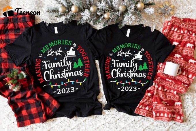 Create Lasting Memories With Custom Family Christmas Shirts – Christmas 2023 Tee 1