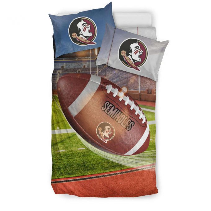 Florida State Seminoles 3Pcs Bedding Set Gift For Fans: Fight In Sunshine And Rain - Perfect Gift For Fans! Duvet Cover &Amp;Amp; Pillow Cases 1