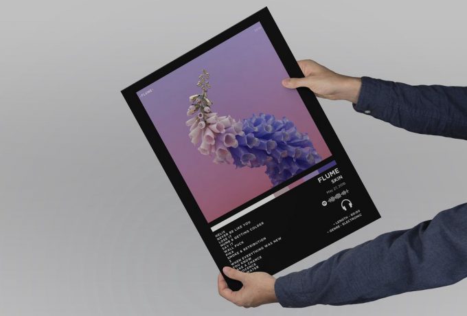 Flume - Skin Album Poster For Home Decor Gift 2