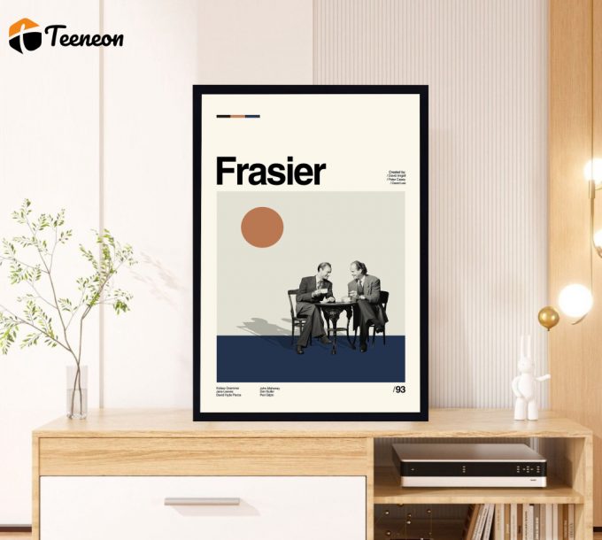 Frasier Movie Poster For Home Decor Gift - David Lee Film - Minimalist Poster For Home Decor Gift - Retro Poster For Home Decor Gift - Vintage Inspired - Midcentury Art - Wall Decor - Gifts For Him 1