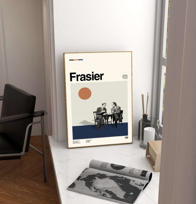 Frasier Movie Poster For Home Decor Gift - David Lee Film - Minimalist Poster For Home Decor Gift - Retro Poster For Home Decor Gift - Vintage Inspired - Midcentury Art - Wall Decor - Gifts For Him 2