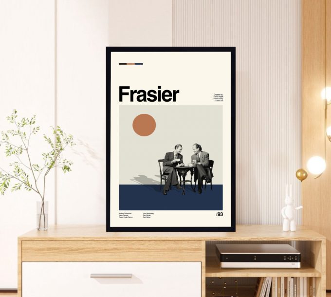 Frasier Movie Poster For Home Decor Gift - David Lee Film - Minimalist Poster For Home Decor Gift - Retro Poster For Home Decor Gift - Vintage Inspired - Midcentury Art - Wall Decor - Gifts For Him 3