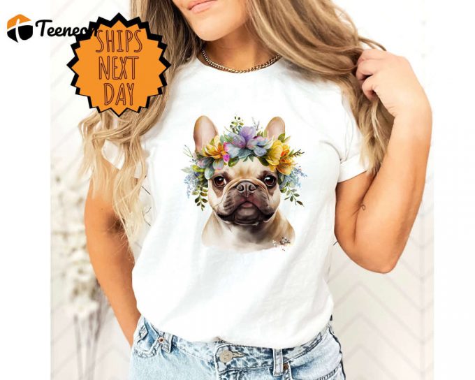 French Bulldog Shirt ,French Bulldog Lovers Gift, French Dog Mom Tee, Dog Lover T-Shirt, Dog Owners Tee, Animal Lover Shirt 1