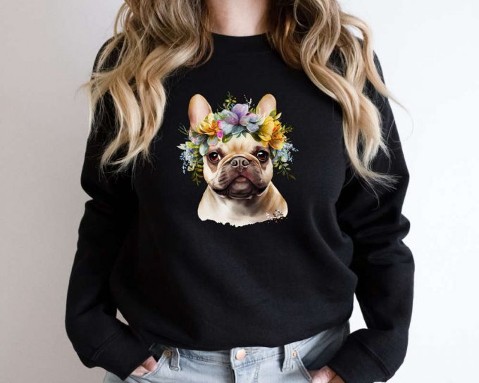 French Bulldog Sweatshirt ,French Bulldog Lovers Gift, French Dog Mom Sweater, Dog Lover Sweater, Dog Owners Sweater, Animal Lover Sweater 3