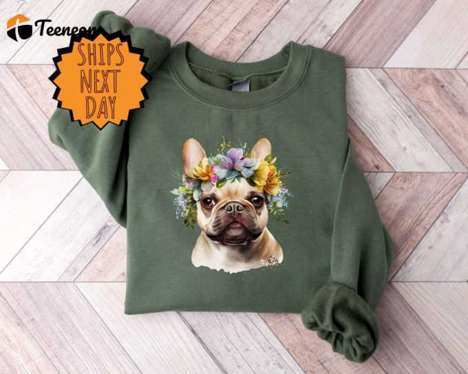 French Bulldog Sweatshirt ,French Bulldog Lovers Gift, French Dog Mom Sweater, Dog Lover Sweater, Dog Owners Sweater, Animal Lover Sweater 1