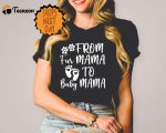 Pregnant Sweatshirt: From Fur Mama to Baby Mama Gift for Expecting Mom – Pregnancy Reveal & New Mom Gifts