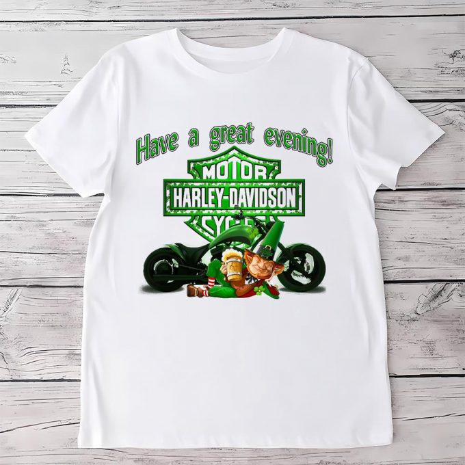 Funny Harley Biker Harley Davidson St Patrick’s Day T Shirt 2