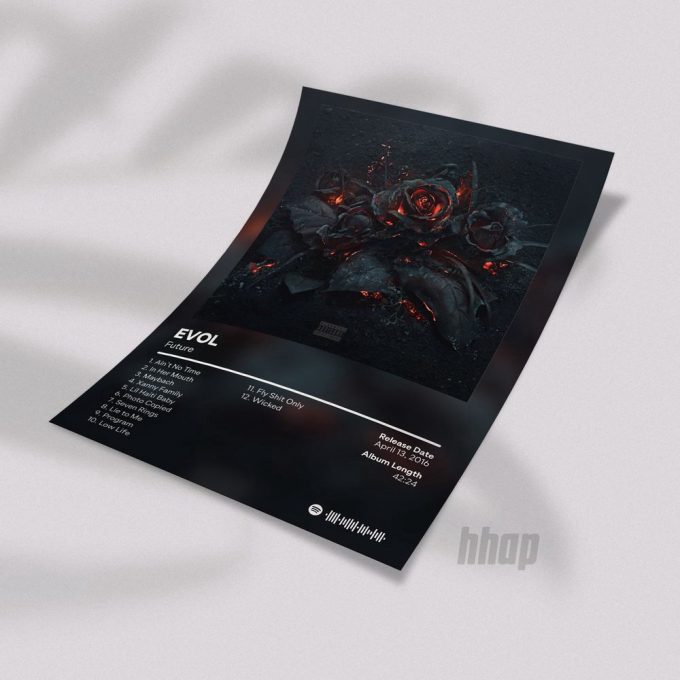 Future - Evol - Hip Hop Album Print -Album Poster For Home Decor Gift 3