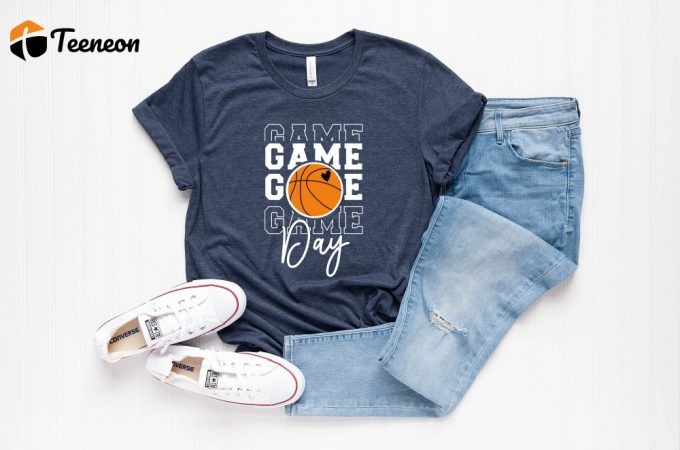 Game Day Basketball Shirt - Show Your Love For Basketball With Our Stylish Team Shirt! 1