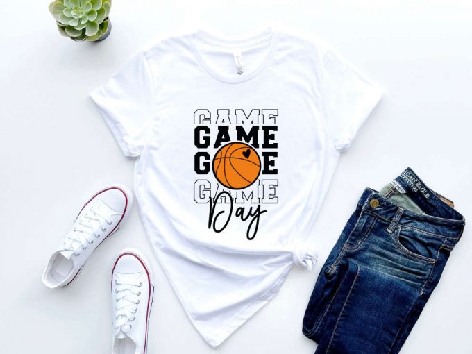 Game Day Basketball Shirt - Show Your Love For Basketball With Our Stylish Team Shirt! 2