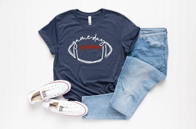 Game Day Football Shirt: Show Team Spirit With Our Gameday Tee For Football Season! 2