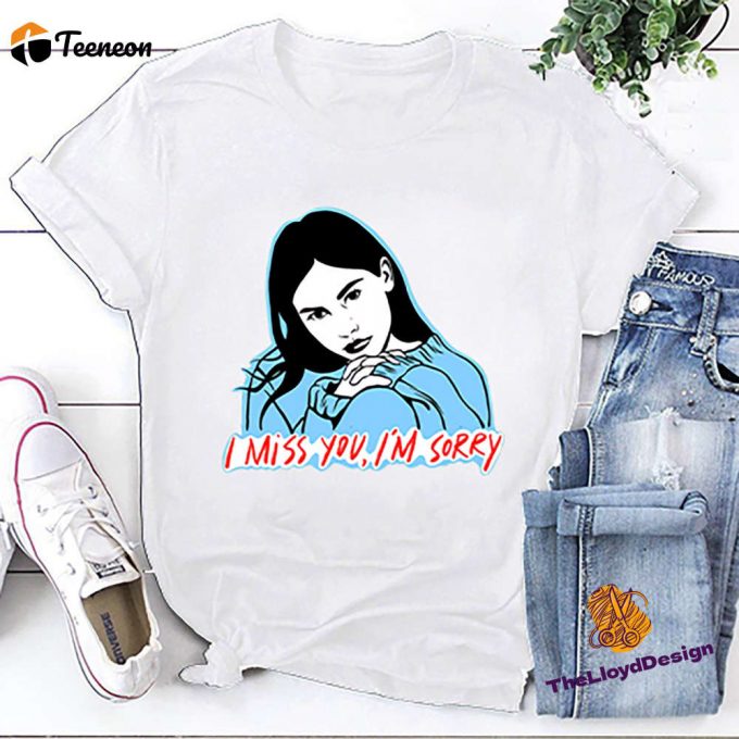 Shop Gracie Abrams T-Shirt Collection: Miss You Sorry Music Unisex Art Vintage &Amp;Amp; Hoodie 1