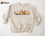 Spooky Vibes Halloween Cat Sweatshirt: Pumpkin Hoodie for Fall Perfect for Halloween Party – Tis The Season Shirt