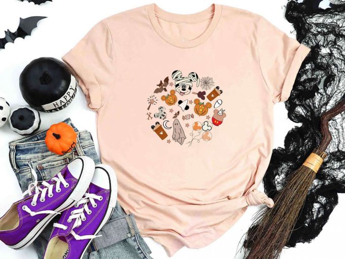 Spooktacular Halloween Disney Shirts: Mickey Minnie Epcot &Amp; Disneyland Tees 2