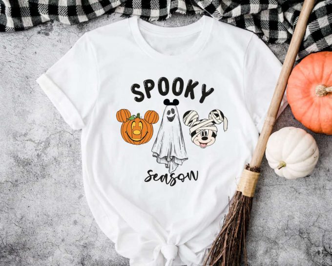 Spooky Season Hoodie: Halloween Ghost Sweatshirt Witchy Hoodie Funny Trick Or Treat Sweatshirt For Kids 2