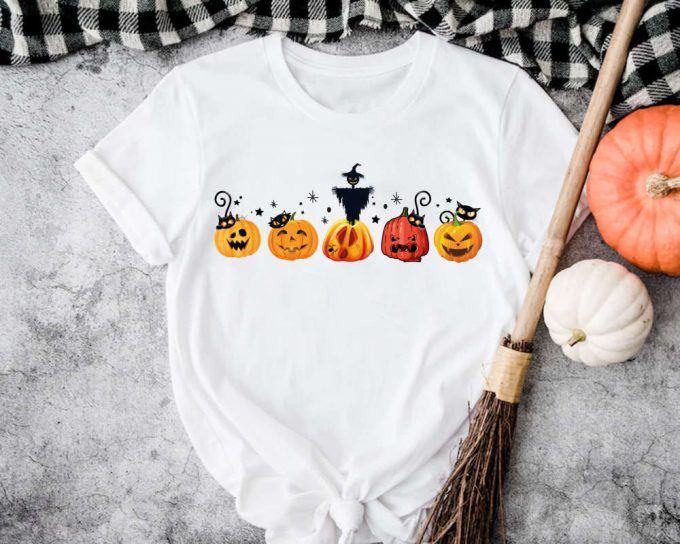 Fall Pumpkin Shirt For Women: Halloween &Amp; Thanksgiving Pumpkin Patch Farm &Amp; Autumn Shirt 4