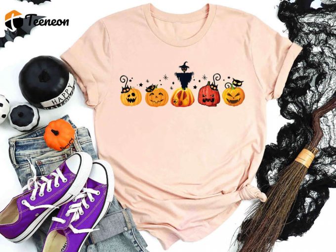 Fall Pumpkin Shirt For Women: Halloween &Amp;Amp; Thanksgiving Pumpkin Patch Farm &Amp;Amp; Autumn Shirt 1