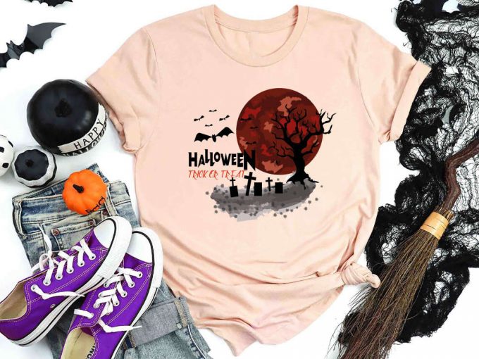 Halloween Spooky Season Shirt Pumpkin Ghost &Amp; Fall Party Matching Shirts 2