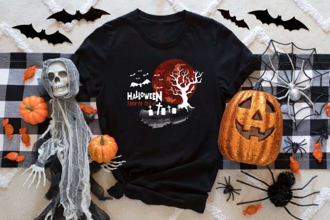 Halloween Spooky Season Shirt Pumpkin Ghost &Amp; Fall Party Matching Shirts 3