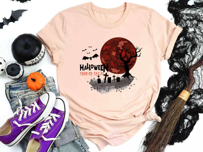 Spooky Season Shirt: Halloween Pumpkin Ghost &Amp; Fall Party Matching Shirts 2