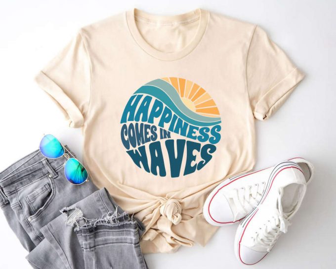 2024 Cruise Squad Shirt: Happiness In Waves Summer Beach &Amp; Vacation T-Shirt 3