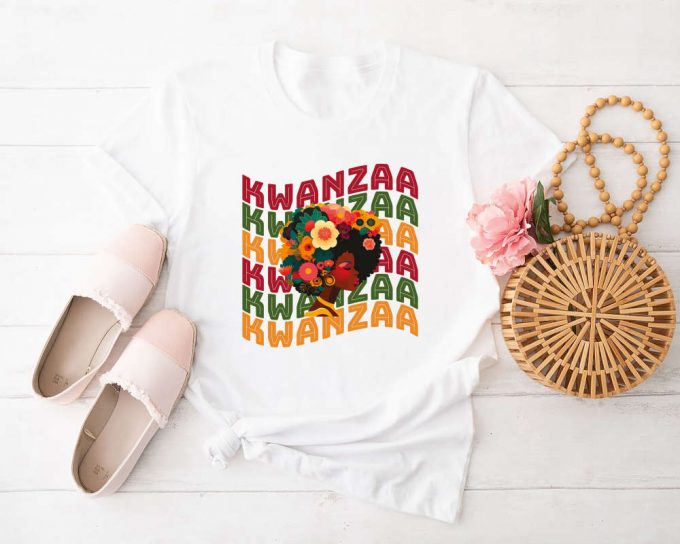 Happy Kwanzaa Shirt: Celebrate African Culture &Amp; Black History With This Unique Kwanzaa T-Shirt - Perfect Kwanzaa Gift! 2