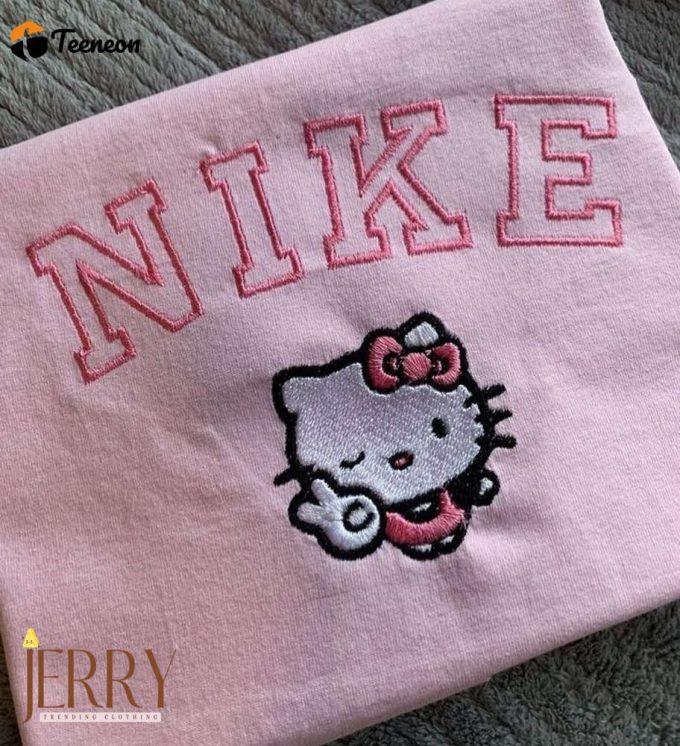 Hello Kitty Ver4 Nike Embroidered Sweatshirt 1