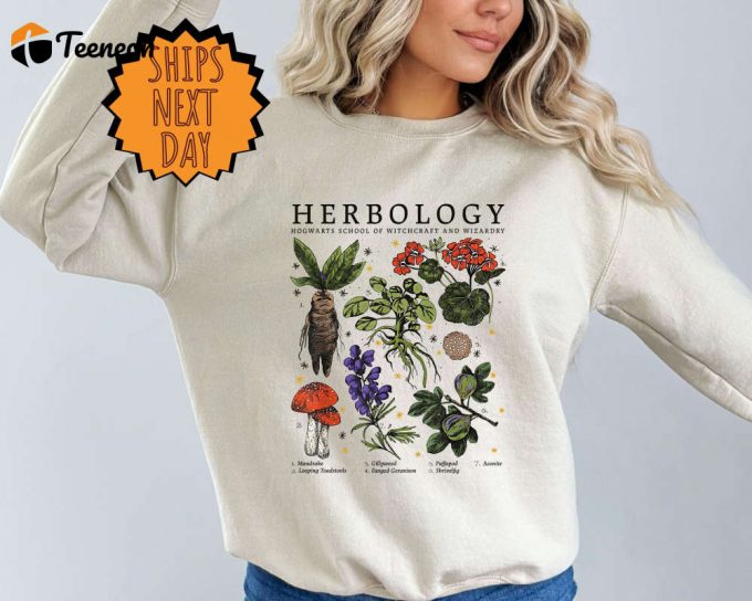 Herbology Sweatshirt: Stylish Botanical Sweater For Plant Lovers 1