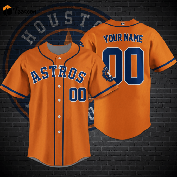 Houston Astros Mlb-Baseball Shirt Custom M-32339 1