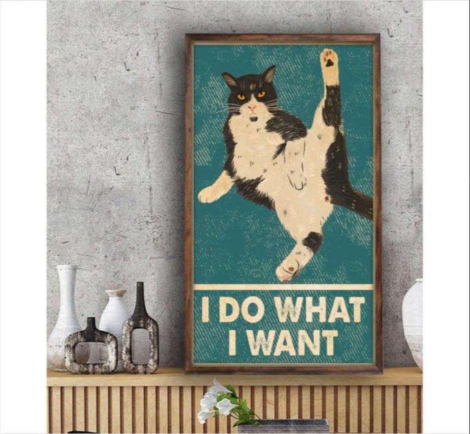 I Do What I Want Poster For Home Decor Gift For Home Decor Gift 2