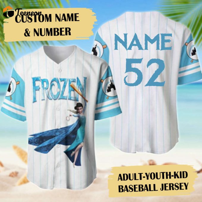 Ice Princess Baseball Jersey - Magical Princess Movie Shirt For Sport Lovers 1