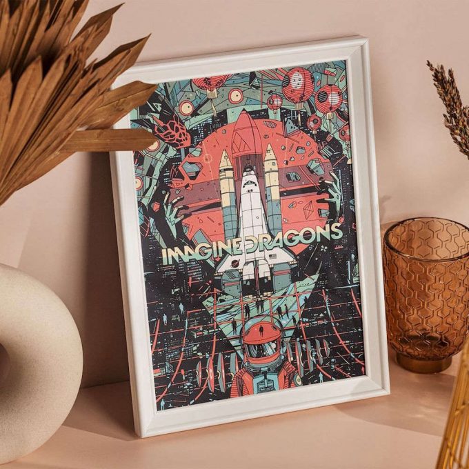 Imagine Dragons Poster For Home Decor Gift | Music Poster For Home Decor Gift | Rock'N Roll Poster For Home Decor Gift | Music Lovers | Home Decor 5