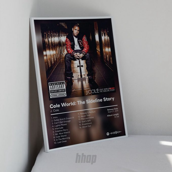 J Cole - Cole World The Sideline Story - Album Poster For Home Decor Gift 2