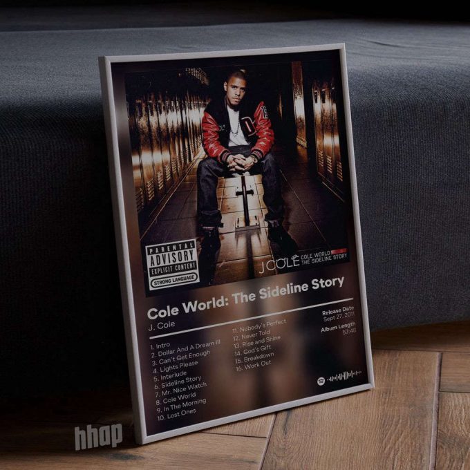 J Cole - Cole World The Sideline Story - Album Poster For Home Decor Gift 4